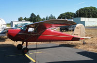 N77356 @ 2O3 - Locally-based 1946 Cessna 120 @ Parrett Field, Angwin, CA - by Steve Nation