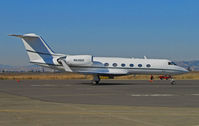 N848GF @ KAPC - Diamond A Administration Co (Wilmington, DE) 1989 Gulfstream G-IV arriving on heavy jet ramp @ Napa County Airport, CA - by Steve Nation