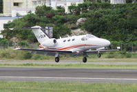 PJ-DOM @ TNCM - PJ-DOM making it's first landing at TNCM runway 10.