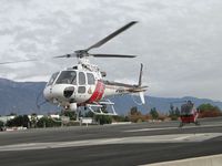 N631SB @ CCB - Lift off for air taxi to runway to take off - by Helicopterfriend