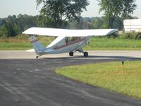 N246DV @ KDLZ - Departing RWY 28 at Delaware, Ohio - by Bob Simmermon