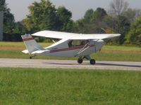 N246DV @ KDLZ - Departing RWY 28 at Delaware, Ohio - by Bob Simmermon