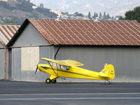 N118DG @ SZP - 2008 Ganzer XPA18, Continental O-200 100 Hp, taxi to hangar - by Doug Robertson