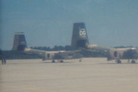 60-5433 @ KPOB - C-7A 60-5433 on Green Ramp with two others.  To be used by Special Forces for jump planes.  Cropped from a 3X3 Instamatic 126 photo
