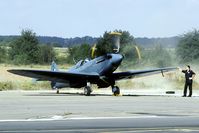 PM631 @ EBFS - Dust is everywhere when the Rolls Royce Griffon engine winds up. - by Joop de Groot