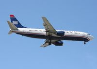 N425US @ TPA - US Airways 737-400 - by Florida Metal