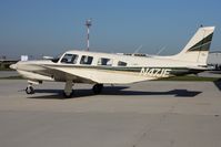 N47JE @ KTDZ - On the ramp at Toledo-Metcalf - by Bob Simmermon