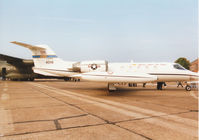 84-0116 @ MHZ - C-21A Learjet of the 457th Airlift Squadron on display at the 1998 RAF Mildenhall Air Fete. - by Peter Nicholson
