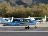 N704SL @ SZP - 1976 Cessna 150M, Continental O-200 100 Hp, takeoff roll Rwy 22 - by Doug Robertson