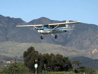 N704SL @ SZP - 1976 Cessna 150M, Continental O-200 100 Hp, on final Rwy 22 - by Doug Robertson