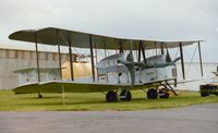 N71MY @ EGFH - Unexpected stopover. Strong westerly winds prevented the Vimy's planned flight to Eire. - by Roger Winser