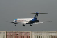 9A-CDC @ EBBR - Flight OU456 is descending to RWY 25L