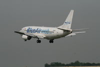 YR-BAC @ EBBR - Flight JOR123 is descending to RWY 25L