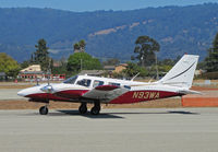 N93WA @ KWVI - Locally-based 1977 Piper PA-34-200T taxis for take-off @ 2010 Watsonville Fly-in - by Steve Nation