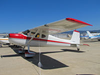N99KA @ KWVI - Modesto, CA-based 1959 tail wheel modified Cessna 150 @ 2010 Watsonville Fly-in - by Steve Nation