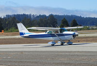 N100WA @ KWVI - Sonora, CA-based 1964 Cessna 172E arriving @ 2010 Watsonville Fly-in - by Steve Nation