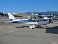 N100WA @ KWVI - Sonora, CA-based 1964 Cessna 172E on the visitors ramp @ 2010 Watsonville Fly-in - by Steve Nation