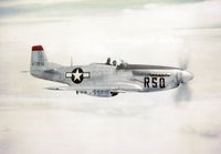 N51TH - North American P-51D-25-NA as 44-73990 with EP Lunken at the controls. From the Lunken Family photos in my care used with permission - by Charlie Pyles