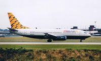 N360PR @ KEWR - Pro Air yellow colors, just landed - by ghans