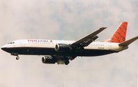 N460PR @ KMDW - Pro Air red colors - by ghans