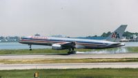 N643AA @ KLGA - Smoke gets in your eyes