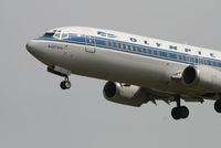 SX-BKA @ EBBR - Arrival of flight OA145 to RWY 25L