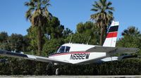 N6982W @ RAL - Parked facing the bushes - by Helicopterfriend