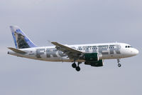 N933FR @ DFW - Frontier Airlines landing at DFW Airport - TX
