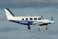 G-RHYM @ EGSH - Landing at Norwich. - by Graham Reeve