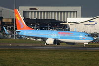C-FLZR @ EGGW - ex G-FDZR in a Hybrid Sunwing/Thomson scheme, departing from Luton for a winter lease in Canada - by Chris Hall