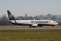 EI-ENH @ EGGW - Ryanair B737 taxying to RW26 - by Chris Hall