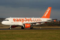G-EZAW @ EGGW - easyJet A319 departing from RW26 - by Chris Hall