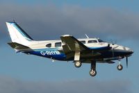 G-RHYM @ EGSH - Landing at Norwich. - by Graham Reeve