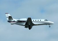 N580QS @ SHV - Landing on 14 at Shreveport Regional. - by paulp