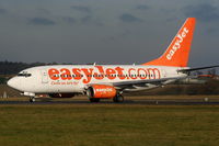 G-EZJZ @ EGGW - easyJet B737 departing from RW26 - by Chris Hall