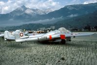 J-1170 @ LSMS - After the Vampire was wfu with the Swiss AF many airframes were stored at Sion. - by Joop de Groot