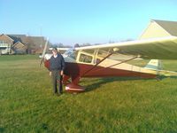 N197H - Russ Kaspar took this picture of 197H and Jim Ellis.  Jim spent 12 years restoring this aircraft to near perfection. - by Russell Kaspar