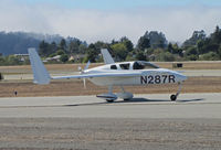 N287R @ KWVI - Locally-based 2005 Rose COZY MARK IV taxiing in @ 2010 Watsonville Fly-in - by Steve Nation