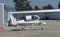 N287R @ KWVI - Locally-based 2005 Rose COZY MARK IV taxiing with canopy open @ 2010 Watsonville Fly-in - by Steve Nation