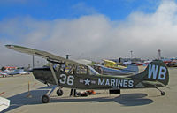N300VH @ KWVI - Looking like more like a painting than a photo, a beautiful O-1E (51-4897) in VMO-6 markings as WB-36 @ 2010 Watsonville Fly-in - by Steve Nation