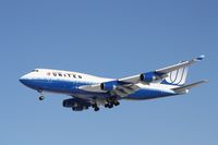 N107UA @ KORD - Boeing 747-400 - by Mark Pasqualino