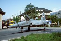 J-3058 @ LSMJ - Fortunately the traffic lights are red... - by Joop de Groot