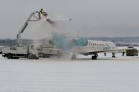 LX-LGZ @ EDDR - de-icing prior departure - by Friedrich Becker