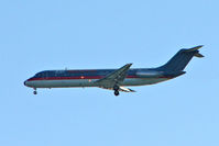 SU-PBO @ HEBL - Air Memphis'1980 Douglas DC-9-31, c/n: 48131 silhouetted arriving past the Temples at Abu Simbel - by Terry Fletcher