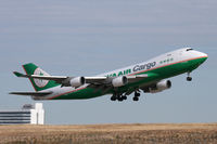 B-16482 @ DFW - EVA Air Cargo departing DFW Airport - by Zane Adams