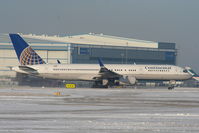 N17122 @ EGCC - Continental B757 departing from RW05L - by Chris Hall