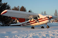 SE-FMO @ ESSX - Snowy and cold ,, 21-C degrees. Thanx to Roger Andreasson for photowork - by Krister Karlsmoen