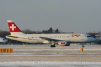 HB-IJI @ EGCC - Swiss A320 departing from RW05L - by Chris Hall