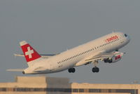 HB-IJI @ EGCC - Swiss A320 departing from RW05L - by Chris Hall