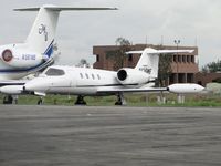 N136WE @ ONT - Parked on the southside near a 1972 Grumman G-1159 C/N 109 - by Helicopterfriend